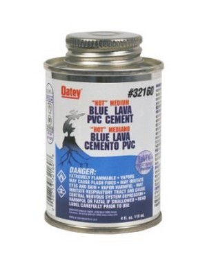 BLUE LAVA PVC CEMENT 4OZ